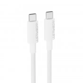 USB kabelis Acefast C18-03 60W USB-C to USB-C 1.2m balts