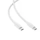 USB kabelis Acefast C18-03 60W USB-C to USB-C 1.2m balts
