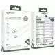 USB kabelis Acefast C18-04 USB-A to USB-C 1.2m balts