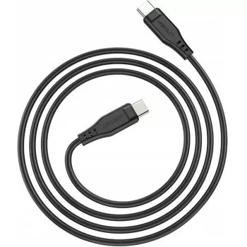 USB kabelis Acefast C3-03 60W USB-C to USB-C 1.2m melns