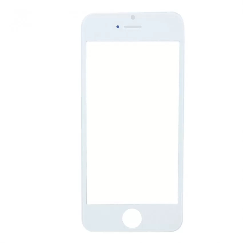 LCD stikls Apple iPhone 5G ar rāmi un OCA balts ORG