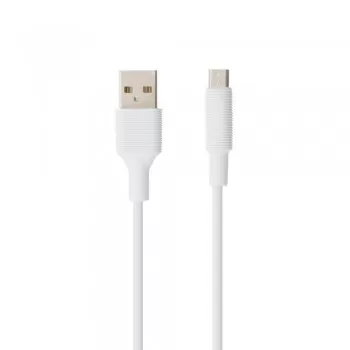 USB kabelis Borofone BX1 microUSB 1.0m balts