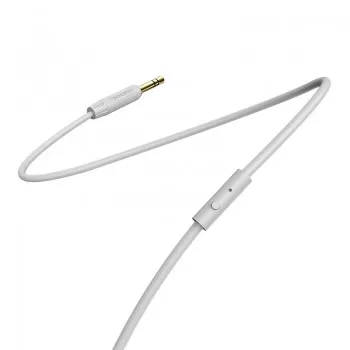 Audio parveidotājs 3,5mm uz 3,5mm Borofone BL5 AUX ar mikrofonu pelēks