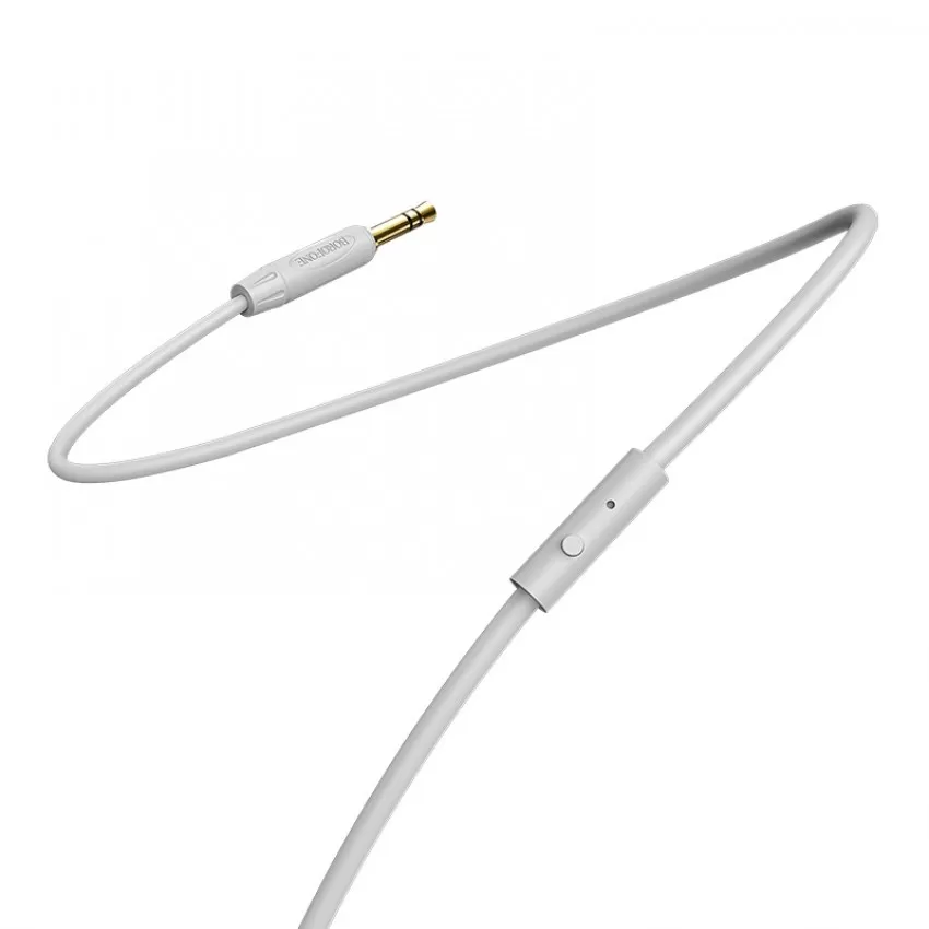 Audio adapter 3,5mm kuni 3,5mm Borofone BL5 AUX mikrofoniga halls