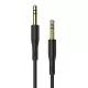 Audio parveidotājs 3,5mm uz 3,5mm Borofone BL1 melns