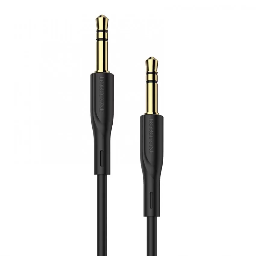 Audio parveidotājs 3,5mm uz 3,5mm Borofone BL1 melns