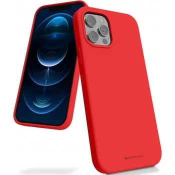 Maciņš Mercury Silicone Case Apple iPhone 11 sarkans