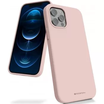Maciņš Mercury Silicone Case Apple iPhone 11 rozā smilšu krāsa
