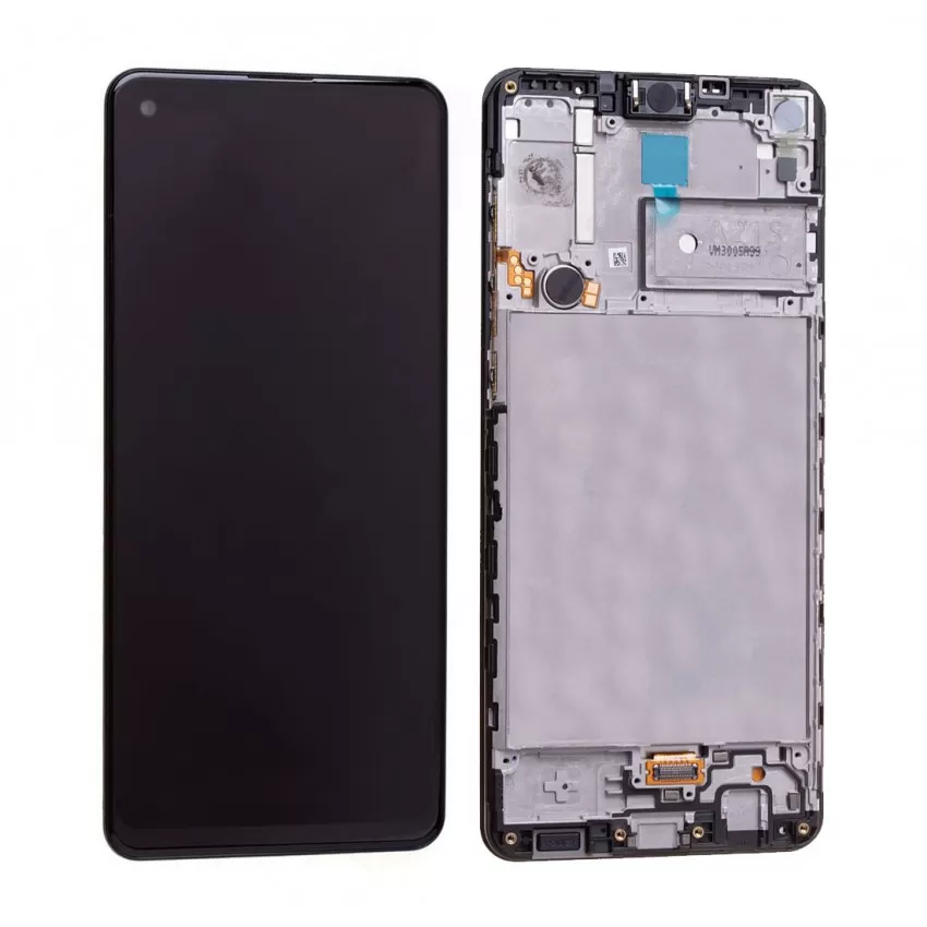 LCD ekraan Samsung A217F A21s puuteekraani ja raamiga originaal Black (service pack)