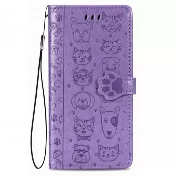 Maciņš Cat-Dog Samsung A025G A02s violets