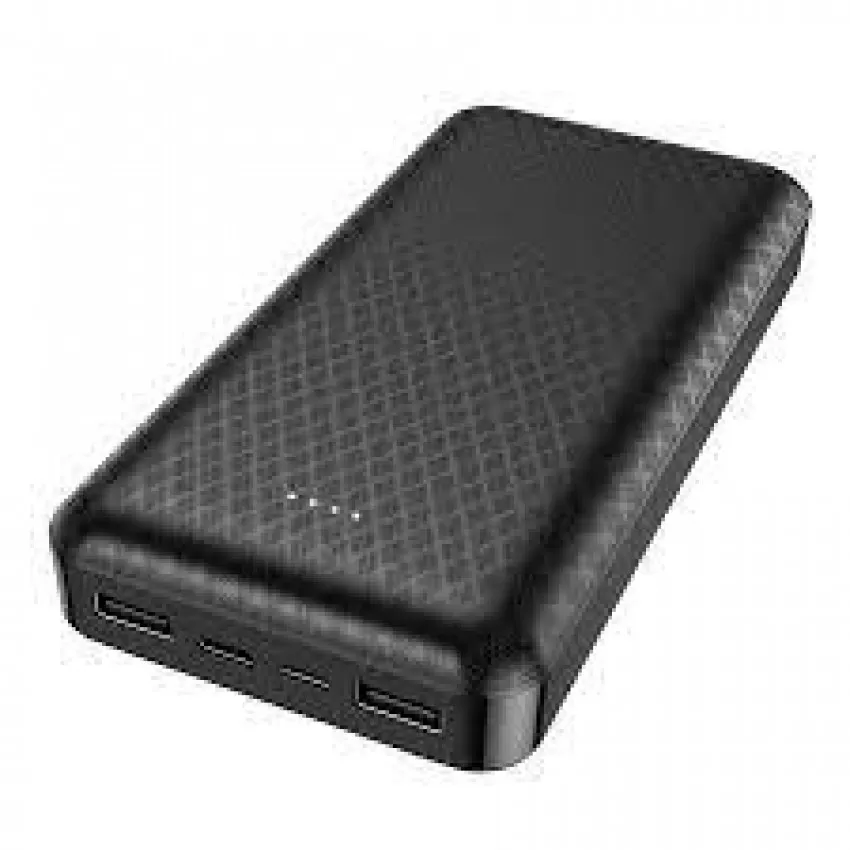 Arejais-akumulators Power Bank Borofone BJ3A Type-C microUSB 2*USB (2A)  20000mAh melna