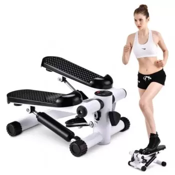 Fitnesa steperis SS001 melni pelēks