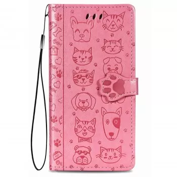 Maciņš Cat-Dog Samsung A037 A03s rozā