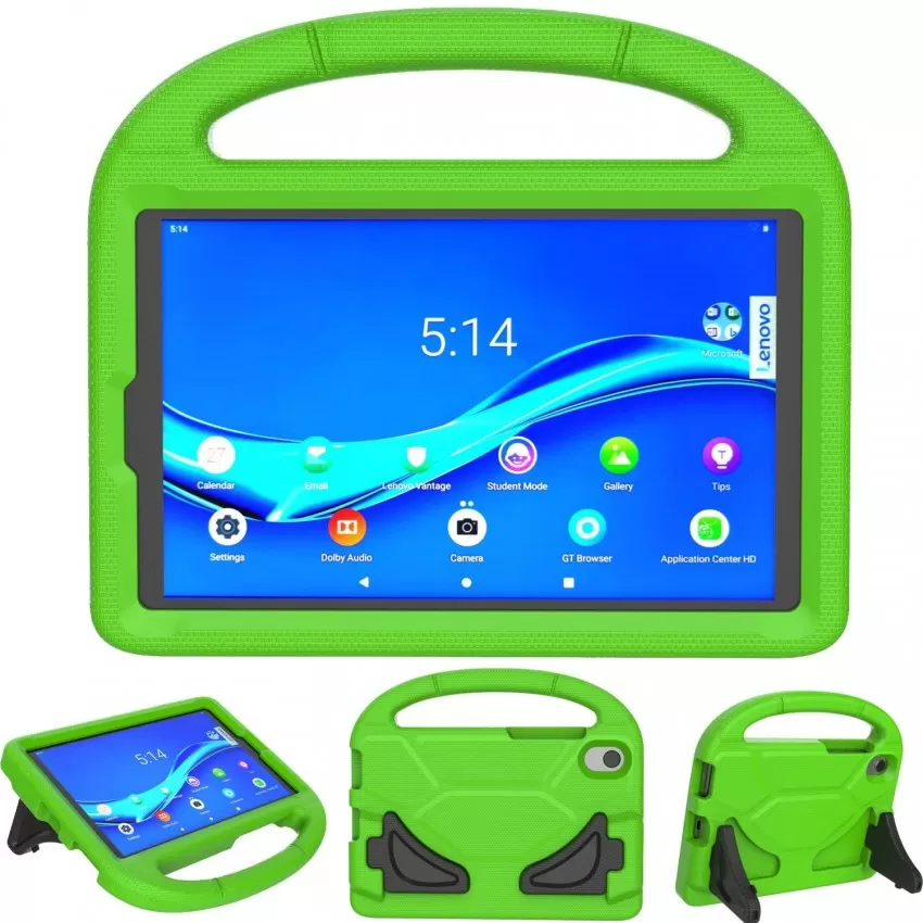 Maciņš Shockproof Kids Samsung T500/T505 Tab A7 10.4 2020/T503 Tab A7 10.4 2022 zaļa