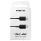 USB kabelis Samsung EP-DA705BBEGWW Type-C-Type-C 1.0m melns