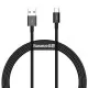 USB cabelis Baseus Superior no USB uz Type-C 66W 1.0m melns CATYS-01