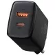 Lādētājs Baseus Compact Quick Charger 20W USB-C/USB-A melns CCXJ-B01