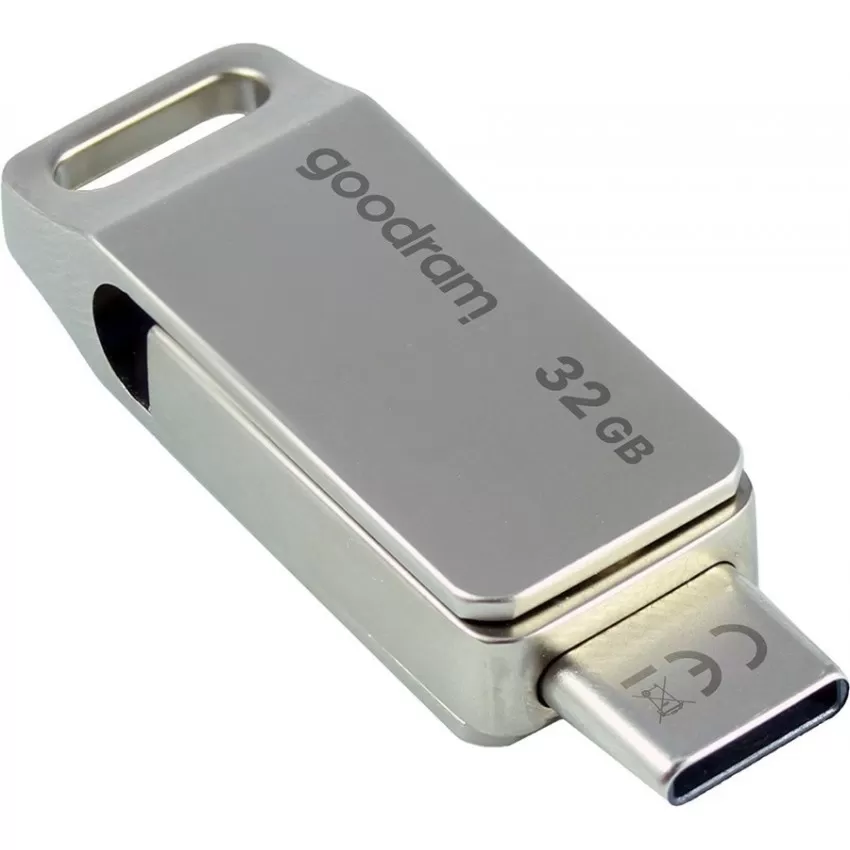 USB zibatmiņa Goodram ODA3 32GB OTG USB 3.0 + Type-C