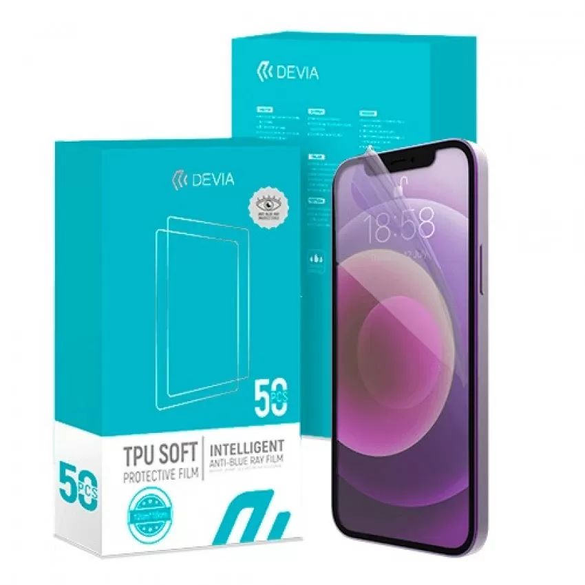 Filmu komplekts Devia Intelligent TPU Soft 50gab