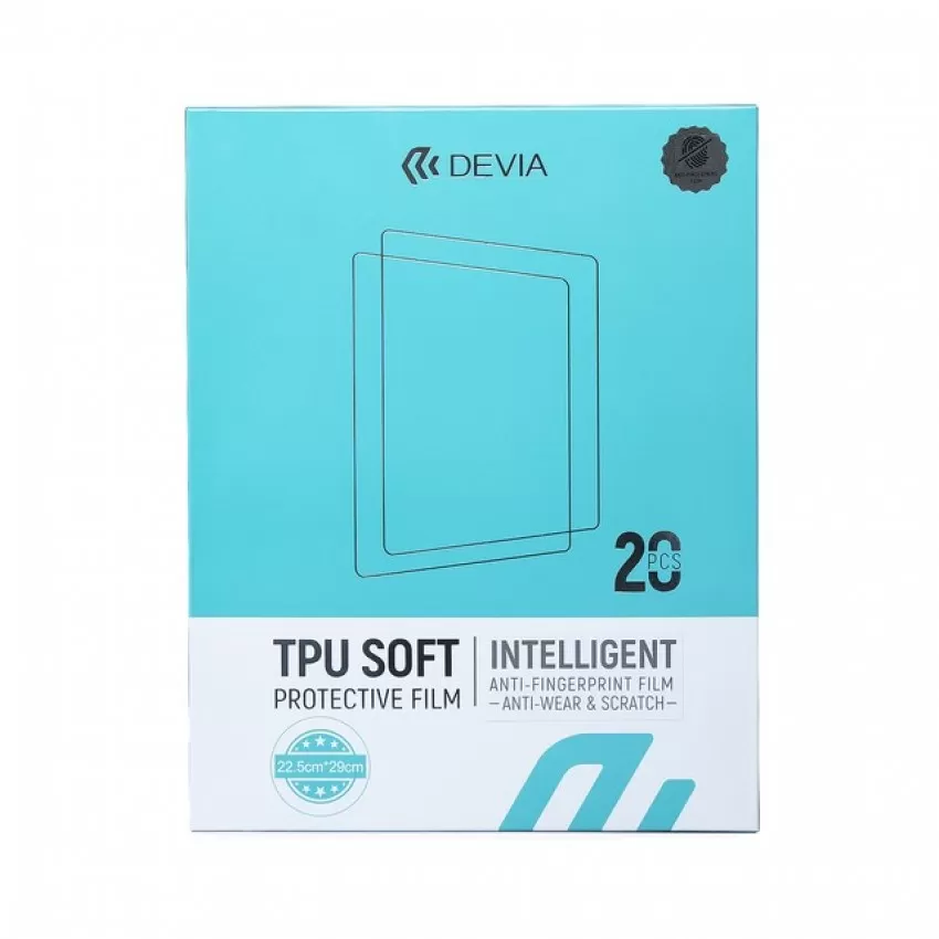 Filmu komplekts Devia Intelligent TPU Soft Tablet 20gab