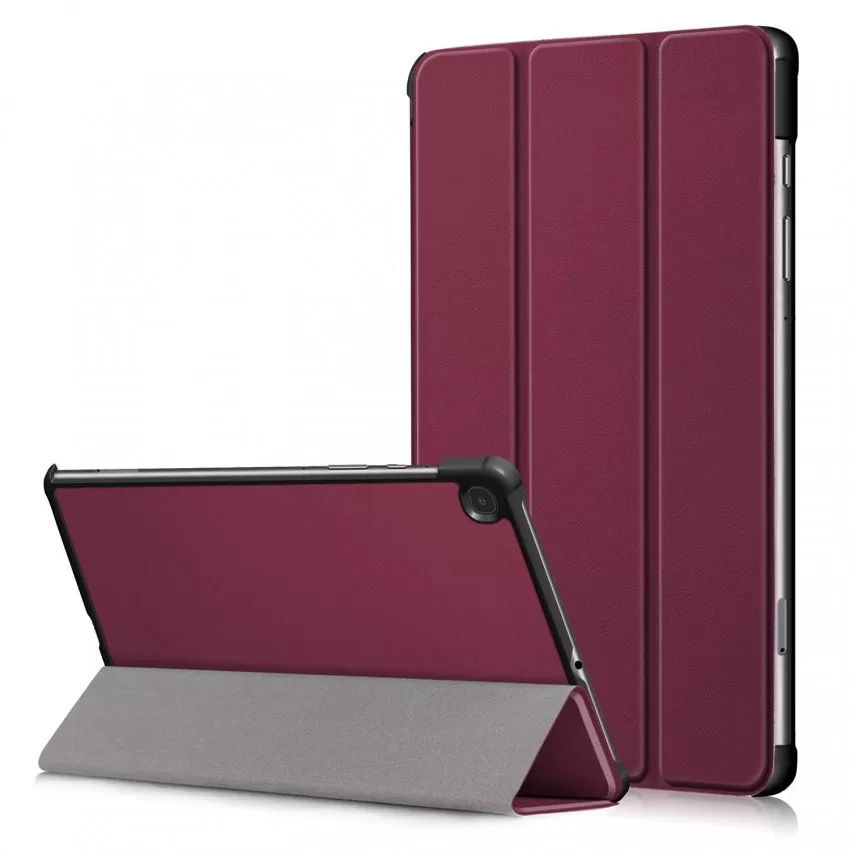 Maciņš Reach Smart Leather Samsung X200/X205 Tab A8 10.5 2021 bordo