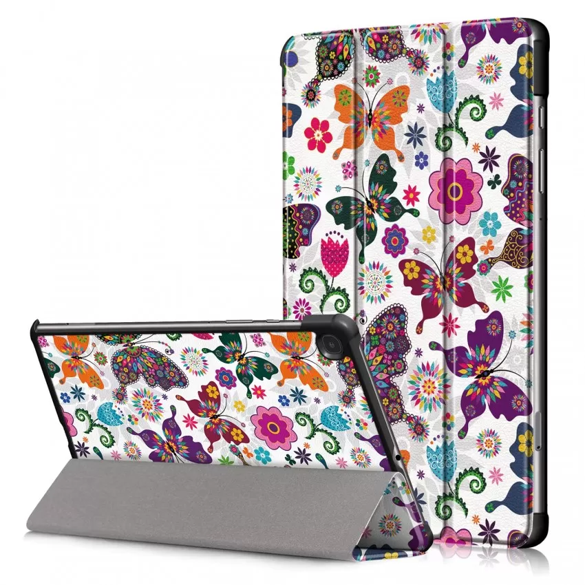 Maciņš Reach Smart Leather Samsung X200/X205 Tab A8 10.5 2021 butterfly