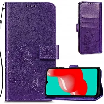 Maciņš Flower Book Samsung A125 A12/M127 M12 violets