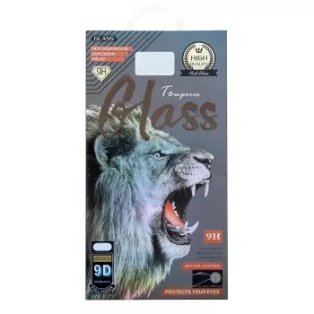 LCD aizsargstikls 9D Curved Full Glue Samsung S906 S22 Plus 5G melns