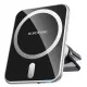 Laadija-hoidja auto Borofone BH43 Xperience Magsafe 15W must, magnetiline