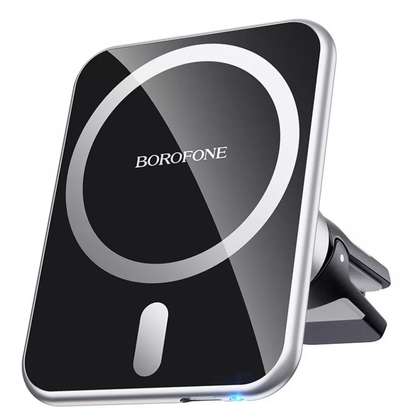 Laadija-hoidja auto Borofone BH43 Xperience Magsafe 15W must, magnetiline