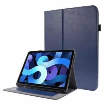 Maciņš Folding Leather Huawei MatePad T10 9.7 tumši zils