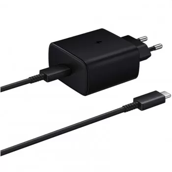 Lādētājs Samsung EP-TA845 45W + Type-C kabelis melns