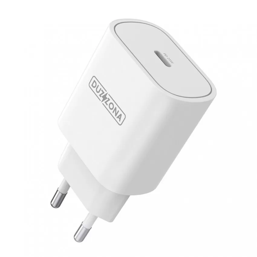 Laadija DUZZONA T6 25W USB-C valge
