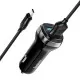 Auto lādētājs Hoco Z40 Superior Dual Port + MicroUSB melns