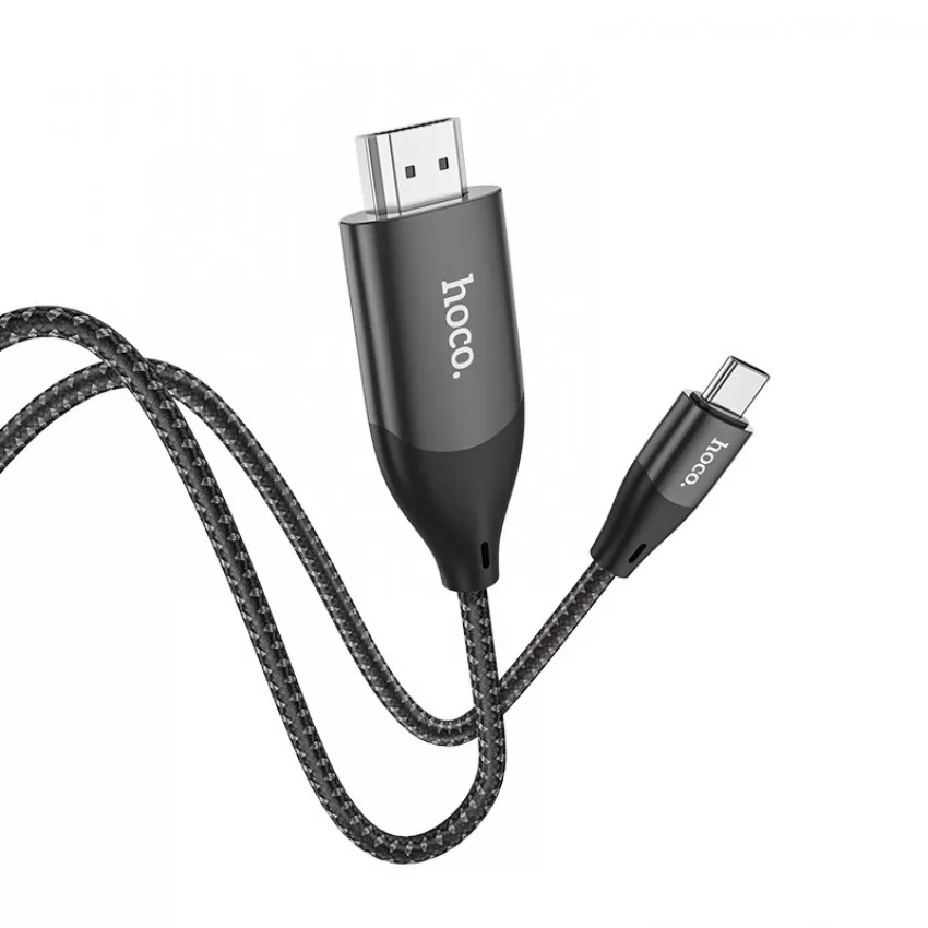Kabelis Hoco UA16 Type-C to HDMI 2.0m pelēks
