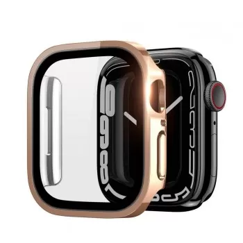 LCD aizsargstikls/vāciņš Dux Ducis Hamo Apple Watch 44mm rozā