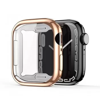 LCD aizsargstikls/vāciņš Dux Ducis Samo Apple Watch 45mm rozā