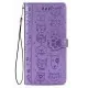 Telefoniümbris Cat-Dog Samsung A145 A14 4G/A146 A14 5G lillakas