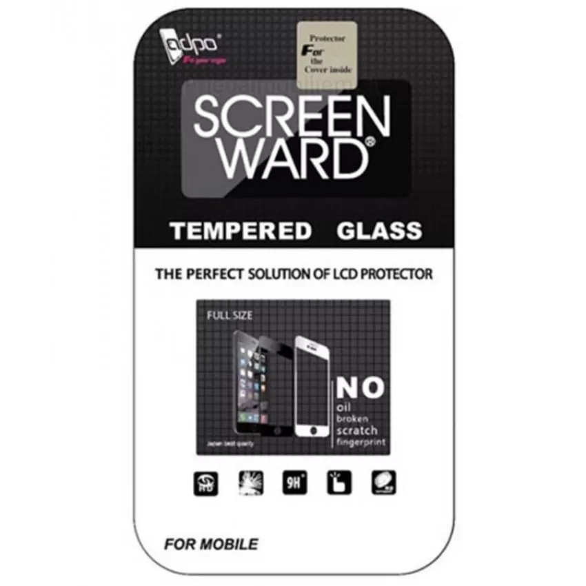 LCD aizsargstikls Adpo 5D Full Glue Samsung A346 A34 5G liektss melns