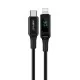 USB kabelis Acefast C6-01 MFi PD30W USB-C to Lightning 1.2m melns