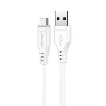 USB kabelis Acefast C3-04 USB-A to USB-C 1.2m balts