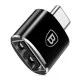 Parveidotājs Baseus USB-A to Type-C OTG melns CATOTG-01