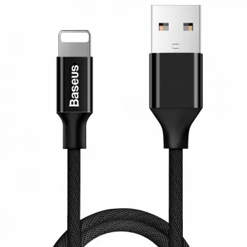 Kabelis Baseus Yiven USB-A to Lightning 1.2m melns CALYW-01
