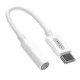 Audio parveidotājs Joyroom SH-C1 Type-C to 3.5mm balts