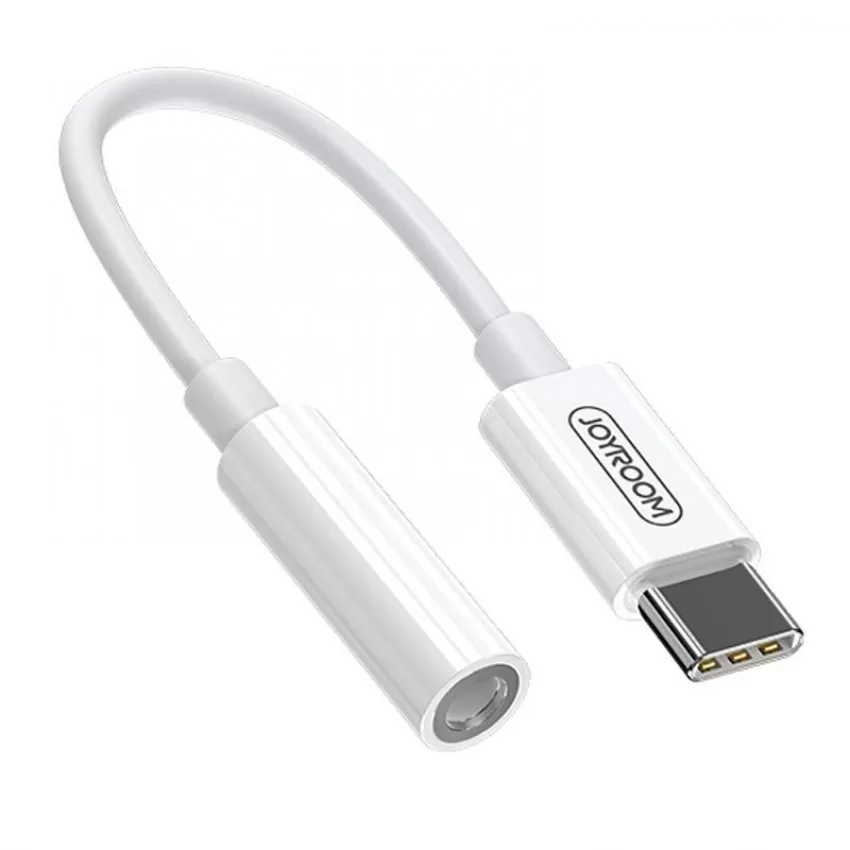 Audio parveidotājs Joyroom SH-C1 Type-C to 3.5mm balts