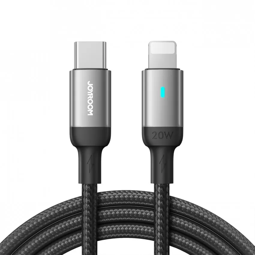 USB kabelis Joyroom S-CL020A10 Type-C to Lightning 20W 1.2m melns