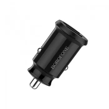 Auto lādētājs Borofone BZ8 MaxRide Dual Port melns