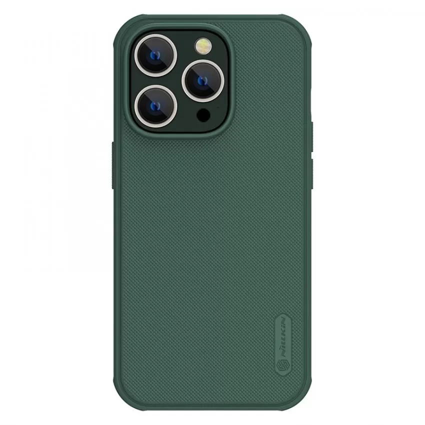 Maciņš Nillkin Super Frosted Shield Pro Apple iPhone 14 Pro Max zaļš