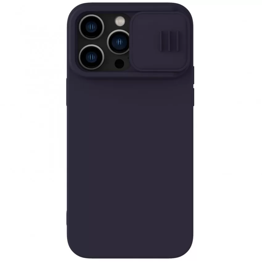 Maciņš Nillkin CamShield Silky Magnetic Silicone Apple iPhone 14 Plus tumši violeta