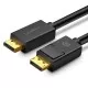 Kabelis Ugreen DP102 DisplayPort to DisplayPort 1.5m melns